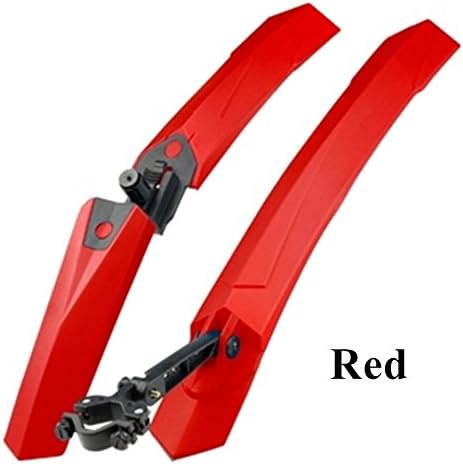 SUN Outdoor Cycling Bike Fenders Set Front Rear Mud Guards Tire Tyre Mudguard SU-P43 Red
