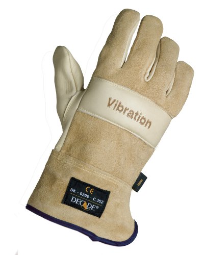 Decade 49403 Premium Safety Cuff Full-Finger Left Hand Tan L - Thumbnail 2