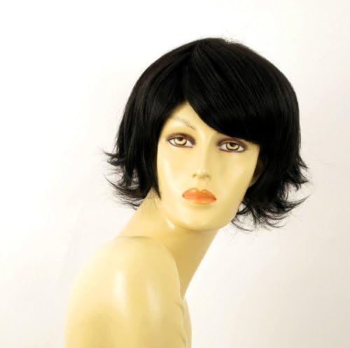 WIG UNIVERS Woman Wig 100% Natural Hair Black Ref Kitty 1b