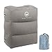 BONAIR OUTFITTERS Inflatable Travel Foot Rest Pillow | Kids Airplane Bed to Sleep | Adjustable Height Leg Pillow | with Bonus Pillow Cover | Best Kids Travel Accessories for Air, Car, Train primary