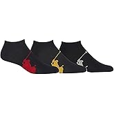 Polo Ralph Lauren Men's Classic Sport Big Pony Low Cut Socks - 3 Pair Pack - Soft and Lightweight Cotton Comfort