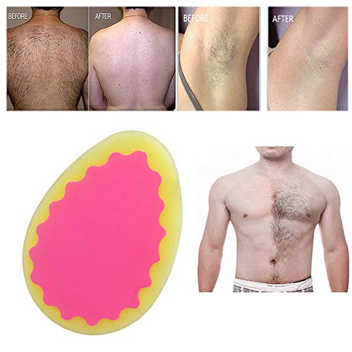 Keepfit 1 Pieces Hair Removal Sponge Depilation Pads Painless Hair Removal Sponge for Face, Leg, Arm and Body Physical Hair Removal Tool, 2021 New Face & Body Hair Depilatories (A)