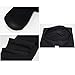 2 Pair of Womens 120 Denier Semi Opaque Solid Color Footed Pantyhose Tights, Black