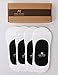 VERO MONTE 4 Pairs Mens No Show Socks WHITE 8.5-10.5 for Low Profile Shoes