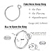 FIBO STEEL 12-16 Pcs Stainless Steel Fake Nose Hoop Ring Septum Clip On Nose Ring Body Piercing Jewelry