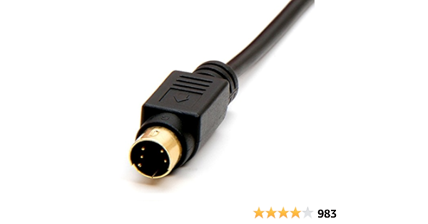 Amazon Com 1st Choice Cable S Video Chapado En Oro De 5 9 Ft Electronica
