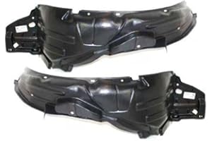 Evan Fischer Fender Liner SET Compatible with 2007-2008 Honda Fit Front, Driver and Passenger Side HO1251112
