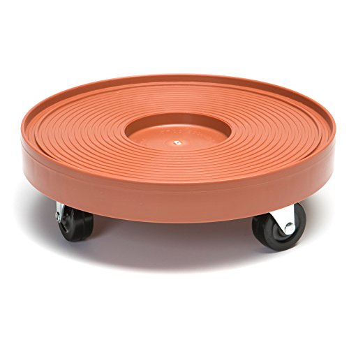 DeVault DEV3015TC 12 Inch Plant Dolly with Hole Terra Cotta