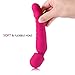 Dual Motors Safe Silicone Wand Massager with Heating Tail - 7 Period of Vibration Frequency - USB Recharging - 100% Waterproof - Help You Relaxing Yourself.