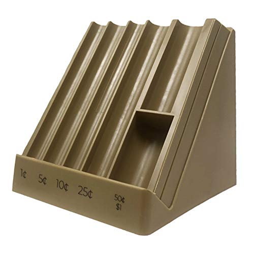 Nadex Vertical Coin Holder Pro Coin Sorting Organizer Sorts Coins in Columns, Great for Bank