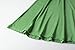 LARACE Women Short Sleeves Flare Tunic Tops for Leggings Flowy Shirt (1X, Green)