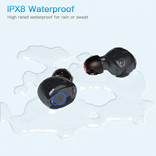 Kurdene Wireless Earbuds,Bluetooth Earbuds With Charging Case Bass