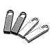 Zpsolution Zipper Pull Tab Replacement Metal Zipper Handle Mend Fixer for Suitcases Luggage Jacket Backpacks Coat Boots
