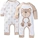 Gerber Girls' Unisex Baby 2 Pack Coveralls
