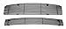 APS Compatible with Nissan Maxima 2009-2014 Main Upper Lower Bumper Stainless Steel SS Black Billet Front Grill Grille Insert Combo N87774H