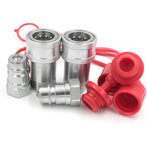 2 Sets of 1/2" NPT hydraulic Quick Connect Couplings Ball Fitting