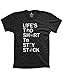 Guerrilla Tees Life's Too Short to Stay Stock Shirt Funny Tshirts JDM Shirt car Turbo Shirts, Large Black