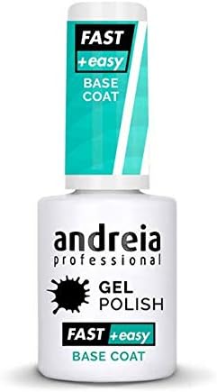Andreia Professional Gel Nail Base Coat, Fast & Easy Base Coat for Quick Easy Gentle Gel Polish Removal