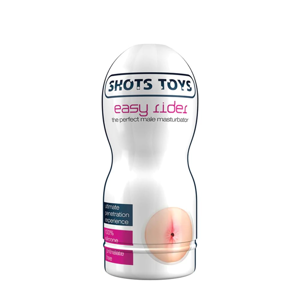 Shots Toys Skin Easy Rider Anal Stretchy Silicone Portable Masturbator