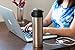 MIRA Stainless Steel Insulated Travel Car Mug | Leak & Spill Proof, Flip Lid with Lock & Handle | Double Wall Vacuum Insulated Coffee & Tea Mug Keeps Hot or Cold | 16 Oz (475 ml) | Gold