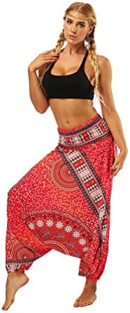 Muranba Mens Womens Boho Hippie Baggy Yoga Harem Pants