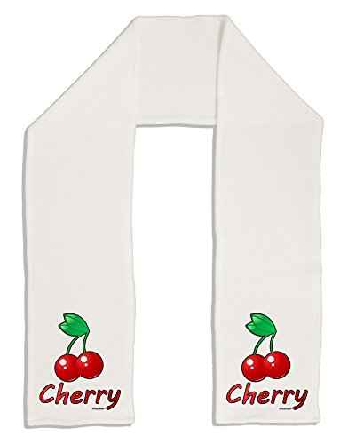 TooLoud Cherry Text Adult Fleece 64" Scarf