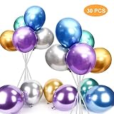 30PCS Metallic Thicken Chrome Balloons,Decor&nbsp;for&nbsp;Wedding,Prom,Birthday&nbsp;Party,Christmas,Graduation