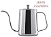 Wingjip Long Narrow Spout coffee kettle 21oz(600ml）Gooseneck Coffee Pot in Stainless Steel Perfect for Coffee Maker and Coffee Lover