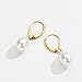 18K Gold Freshwater Cultured Pearl Drop Dangle Earrings Leverback 8-9mm Pearl Jewelry for Women
