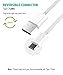 Ixir Fast Wall and Car Charger Set for LG V50 ThinQ, V40, V35, V30, G8, G7, G6, G5, V20, G8, G7, G6, G5 Type C Fast Charger kit, Quick Wall Charger, Car Charge and 2X Type-c Cable 4ft, White