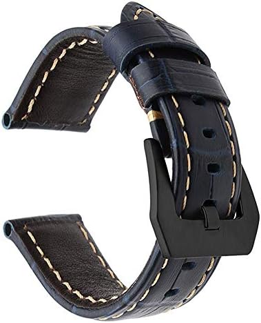 Italian Genuine Leather Watchband 20/22/24/26mm for Wristwatch Desallusa-Straps-WatchZD4180 Watch Band 316L Stainless Steel Clasp Wrist Strap