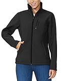 Baleaf Women's Waterproof Windproof Outdoor Softshell Jacket Microfleece Lined