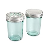 Kate Aspen Mason Jar, Blue Set of 12