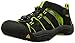 KEEN Newport H2 Closed Toe Water Sandals, Black/Lime Green, 9 US Unisex Little Kid