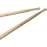 ProMark Tim Jackson Hickory Marching Tenor Drumsticks, Wood Tip
