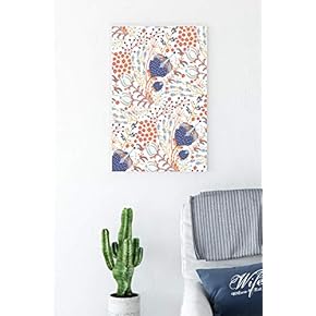 Colorful Flower Watercolor Painting Wall Decor for Living...