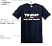 GunShowTees Trump 2024 FCK Your Feelings Funny MAGA T-Shirt, X-Large, Navy