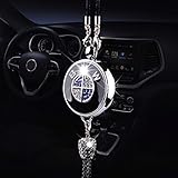 PATRICON Exquisite Car Logo Diamond Pendant Ornaments for BMW Accessories, Car Perfume Hanging Air Refreshing Charm Decoration