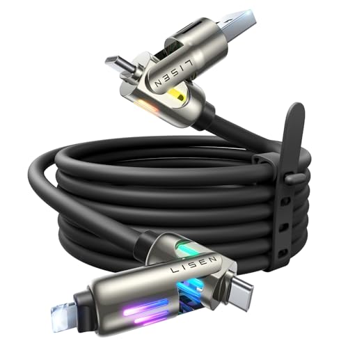 Samsung 4-in-1 Charging Cable 6.6FT Black