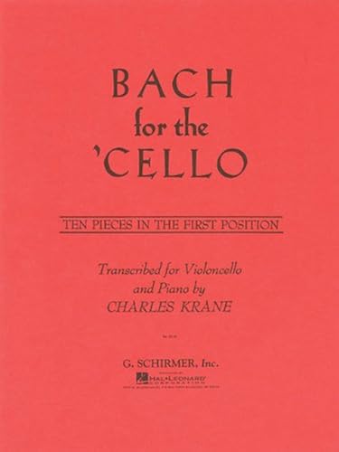 Download Bach for the Cello: 10 Easy Pieces in 1st Position PDF