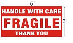 MFLABEL 20 Rolls 3"x5" Fragile Tapes Stamp - Handle