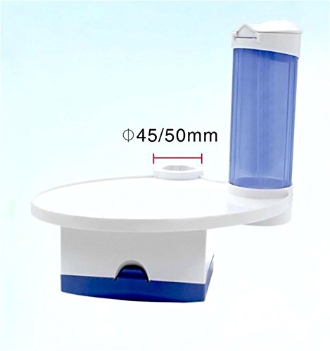 APHRODITE Cup Storage Holder + Tissue Box + Tray Plate 3-in-1 for Dental Chair Blue New