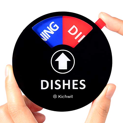 Kichwit Dishwasher Clean Dirty Sign Indicator with Running and