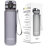 Premium Sports Water Bottle With Leak Proof Flip Top Lid - 18 Oz - Eco Friendly & BPA Free Tritan Plastic - Must Have For The Gym, Yoga, Running, Outdoors, Cycling, and Camping - By Brimma