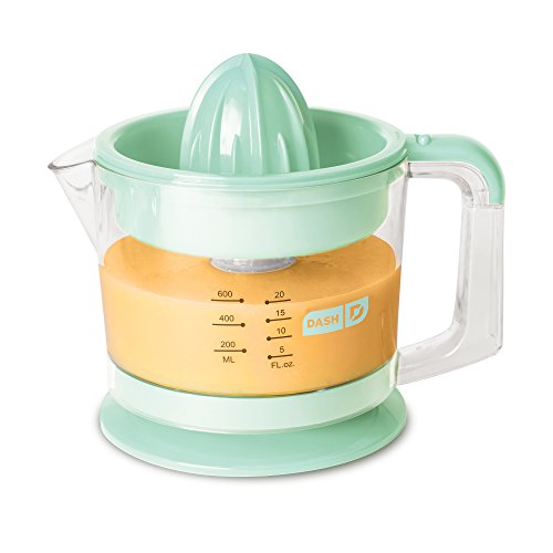 DASH Citrus Juicer, Dual Citrus Cones, 20 fl. oz. Capacity, 25 Watts