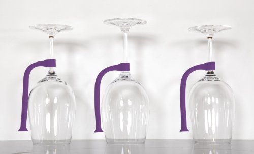 Quirky THR-1-CW1 Tether Stemware Saver Flexible Silicone Dishwasher Attachment - Thumbnail 4