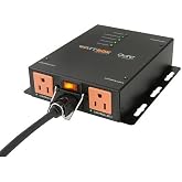 Compact 300 Series IP Power Line Conditioner, 3 Outlets, 12A Current Rating, 120V AC, Black, Model WB-300-IP-3