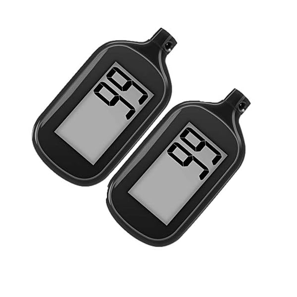 2 Pack Simple Step Counter Walking 3D Pedometer