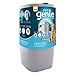 Pet Genie Dog Waste Disposal Pail with Push-N-Lock Clamp, Gray