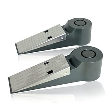 tiiwee Alarm Türstopper Türalarm Einbruchschutz 120dB - 2er Set mit Batterien